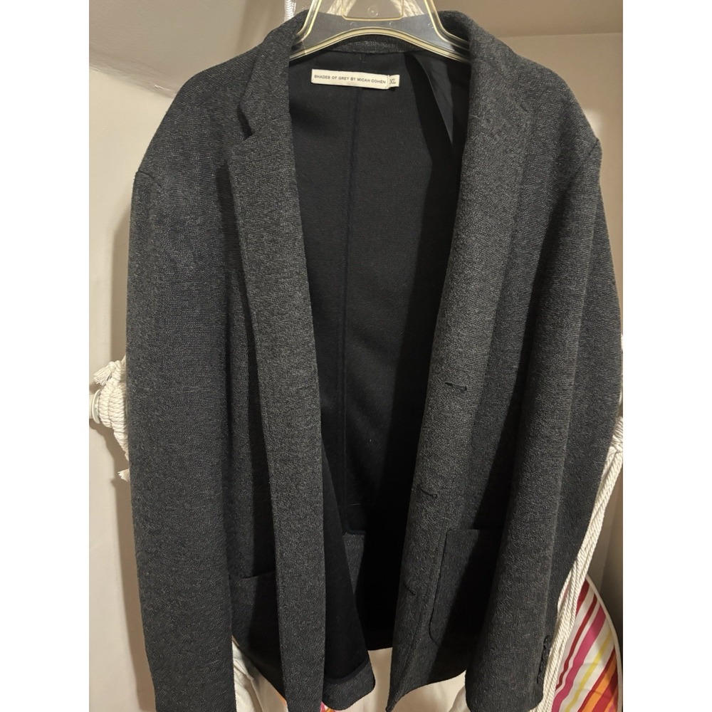 Shades of Grey by Michael Cohen Gray Blazer Sport Jacket Coat Size XL‎